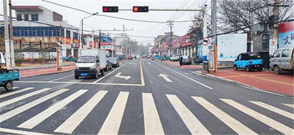 淮南田大北路（電廠路～國(guó)慶路）道路改造工程竣工通車(chē)